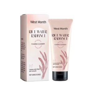 Rice Water Face Wash Deep Cleaning Moisturizing Brightening Rejuvenation Oil Control