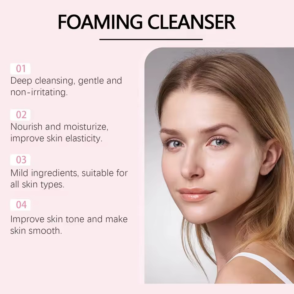 Rice Water Face Wash Deep Cleaning Moisturizing Brightening Rejuvenation Oil Control - Image 5